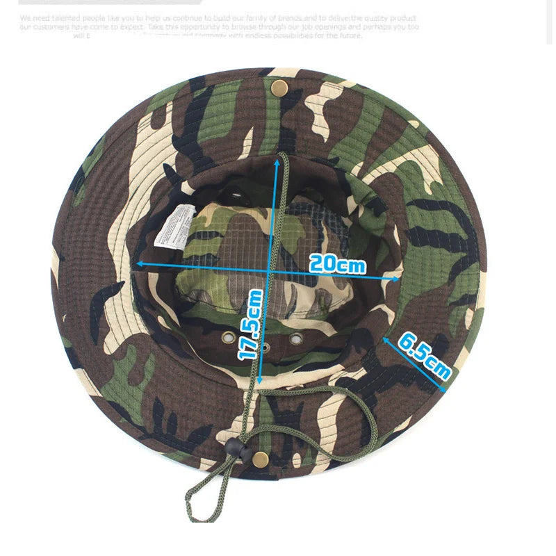 Camouflage Tactical  Boonie Bucket Hat