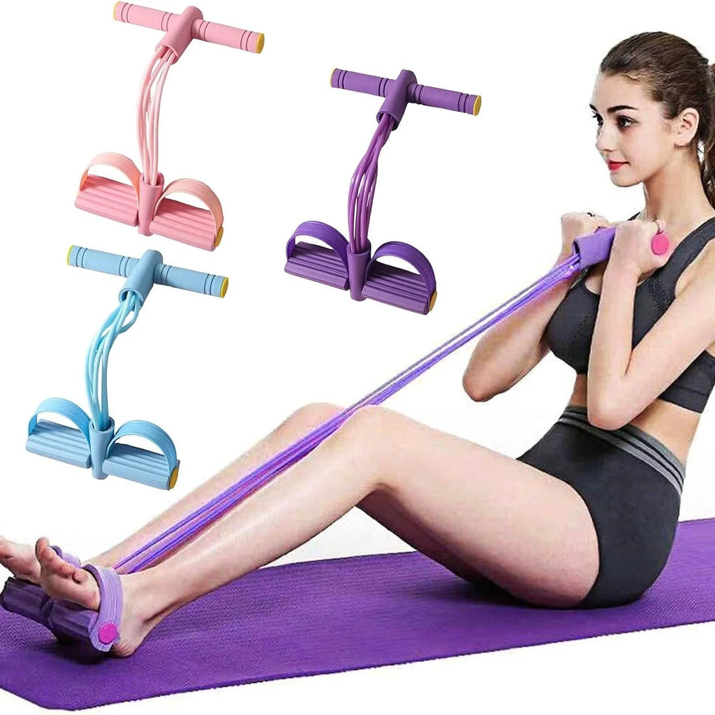 6-Tube Pedal Resistance Band