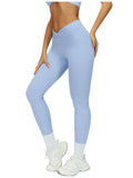 Fitness Leggings V-Shaped Cross-Knot