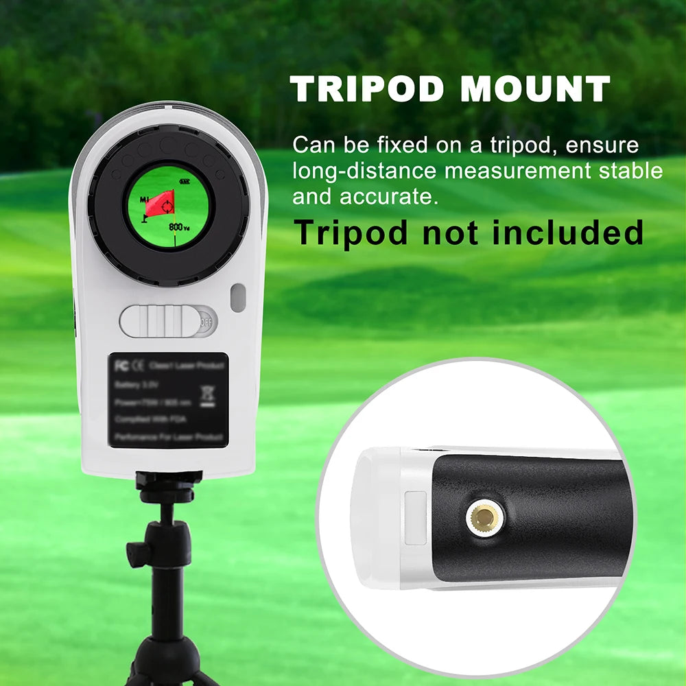 650 Yards Golf Laser Rangefinder with Slope