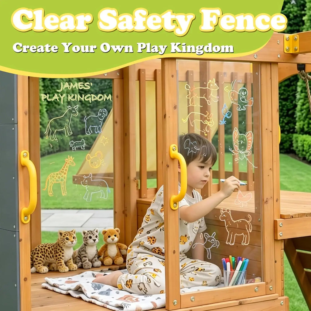 Wooden Swing Sets for Backyard