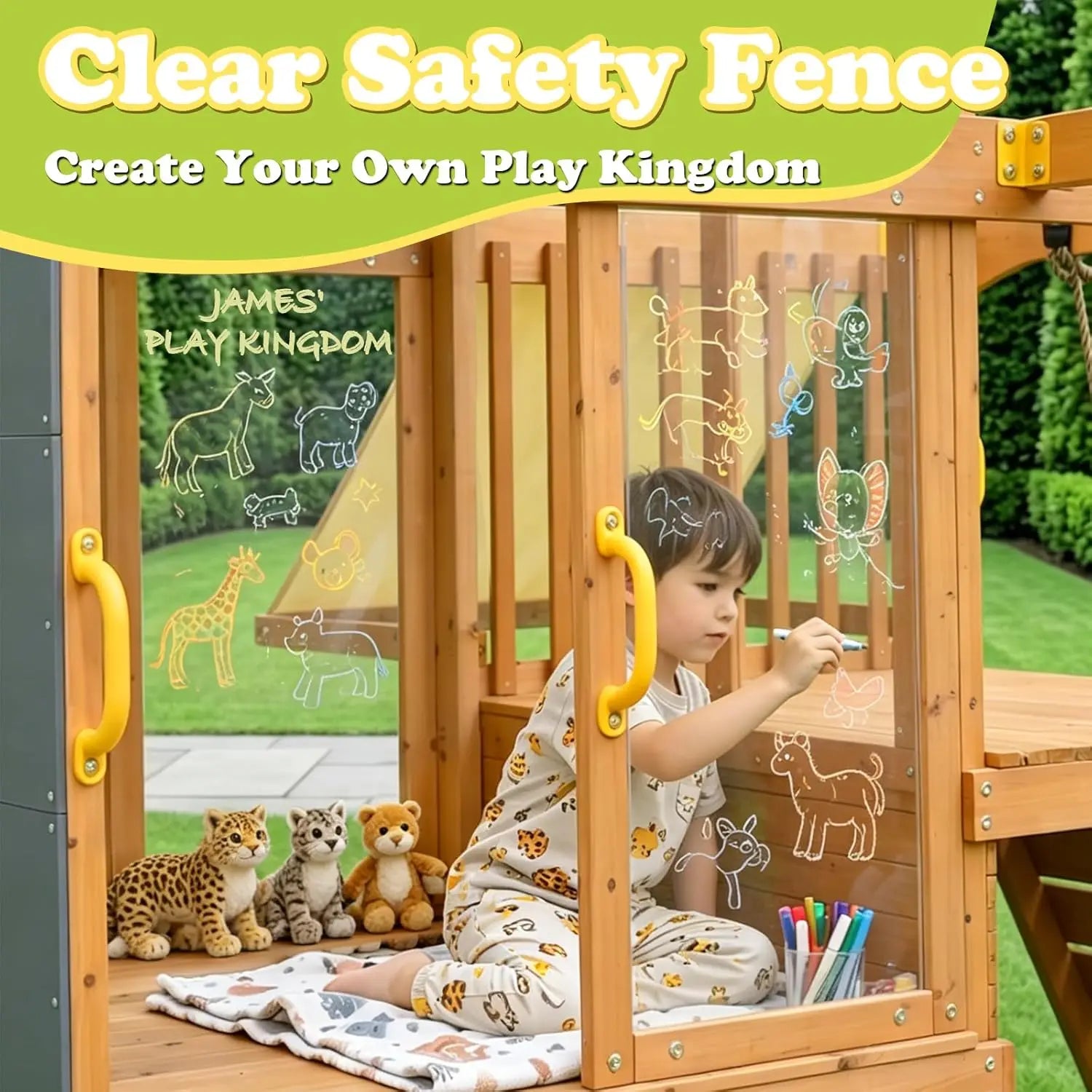 Wooden Swing Sets for Backyard