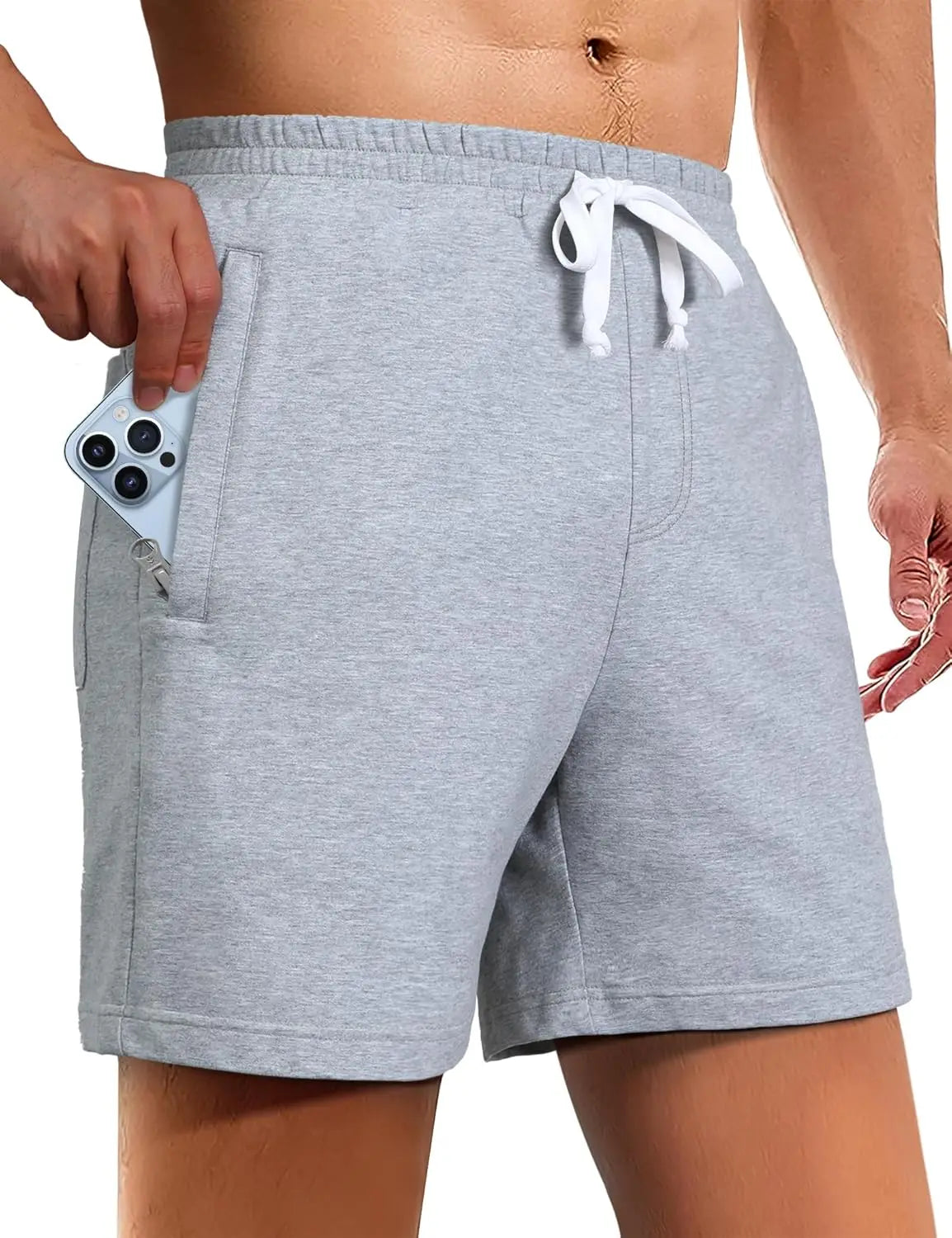 Sweat Shorts for Men 5 Inch Inseam