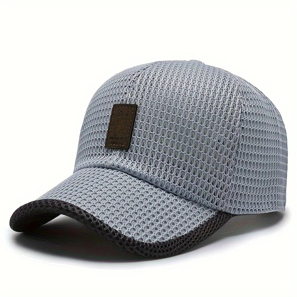 Fashionable and Breathable Baseball Cap for Couples, Quick-Drying Mesh Outdoor Sports Golf Sun Hat