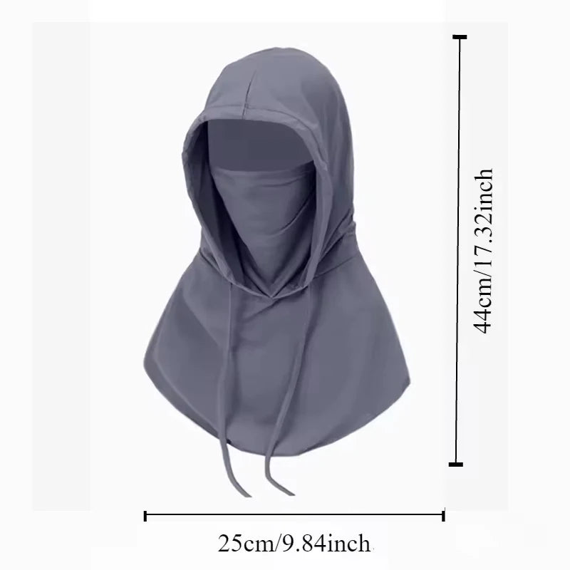Full Face Sun Protection Hat Face Mask Outdoor Hiking and Camping UV Protection Hat Neck Protection Hat