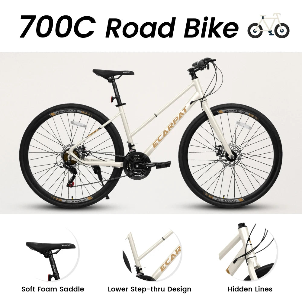 700Cx35 Road Bike Aluminum Alloy Wheels