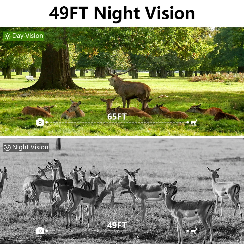 WiFi Trail Camera, 60MP