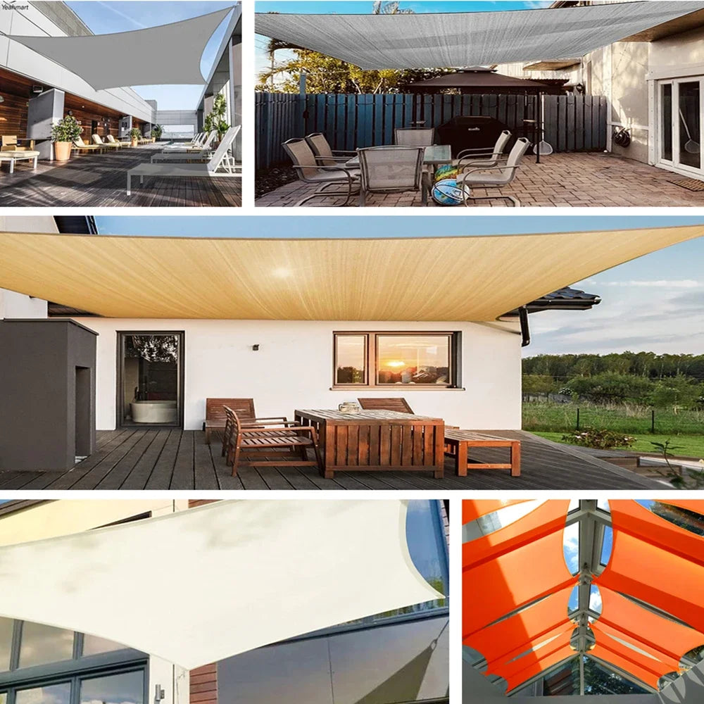 Rectangle Sun Shade Sail Canopy Awning
