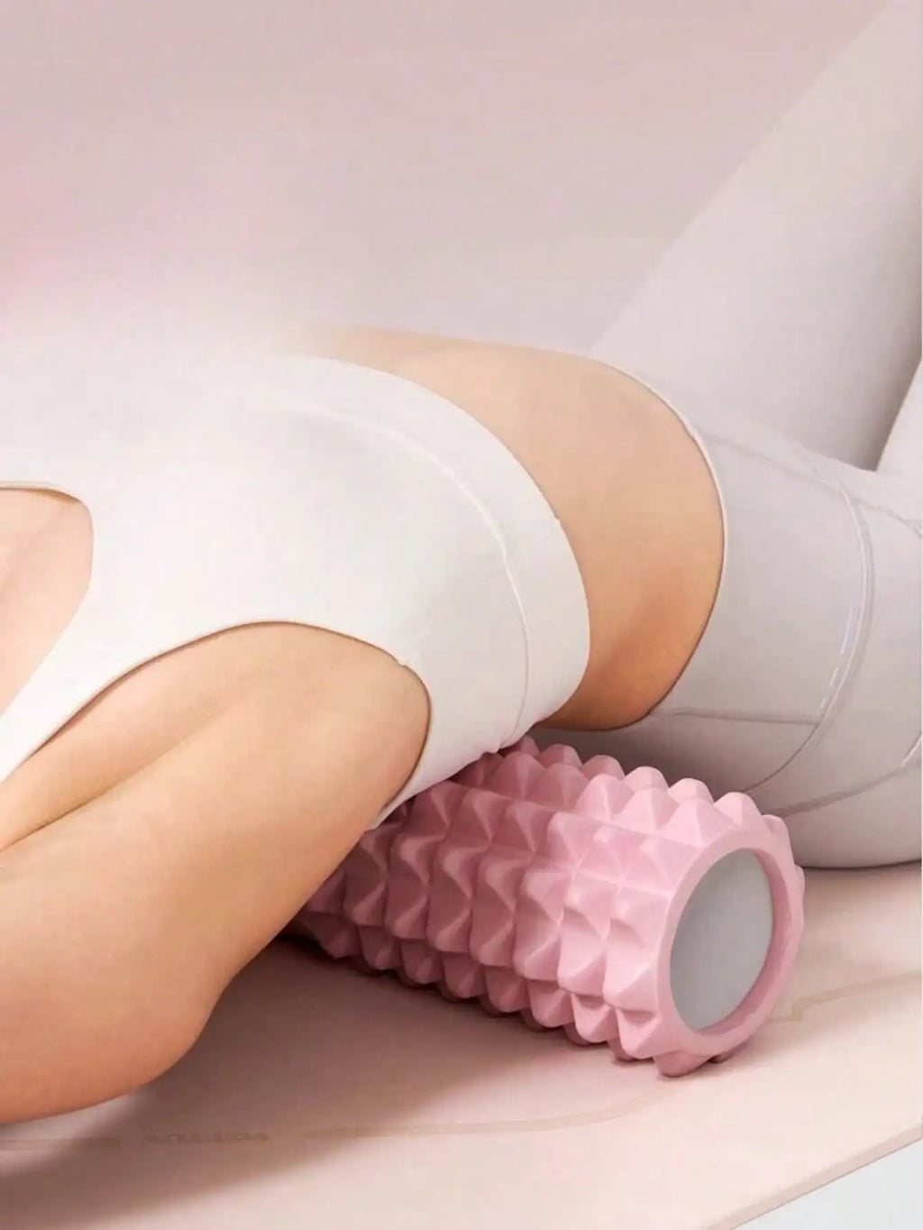 1pc Pink Foam Yoga Massage Roller