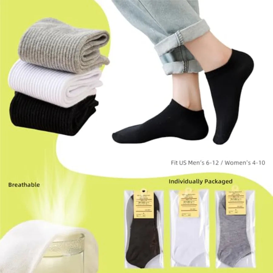 60 Pairs Bulk Socks Individually Wrapped