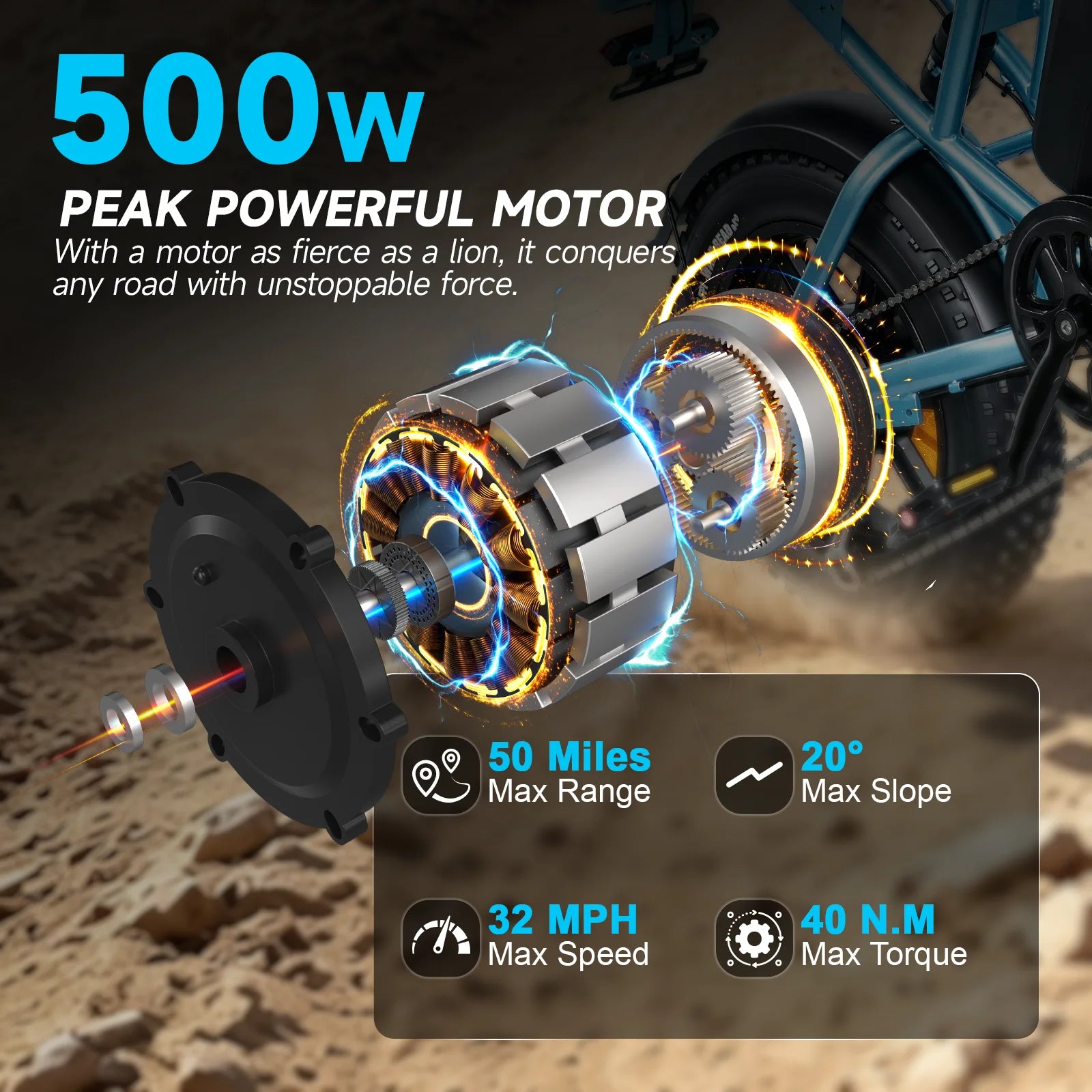 500W Mountain Ebike 36V
