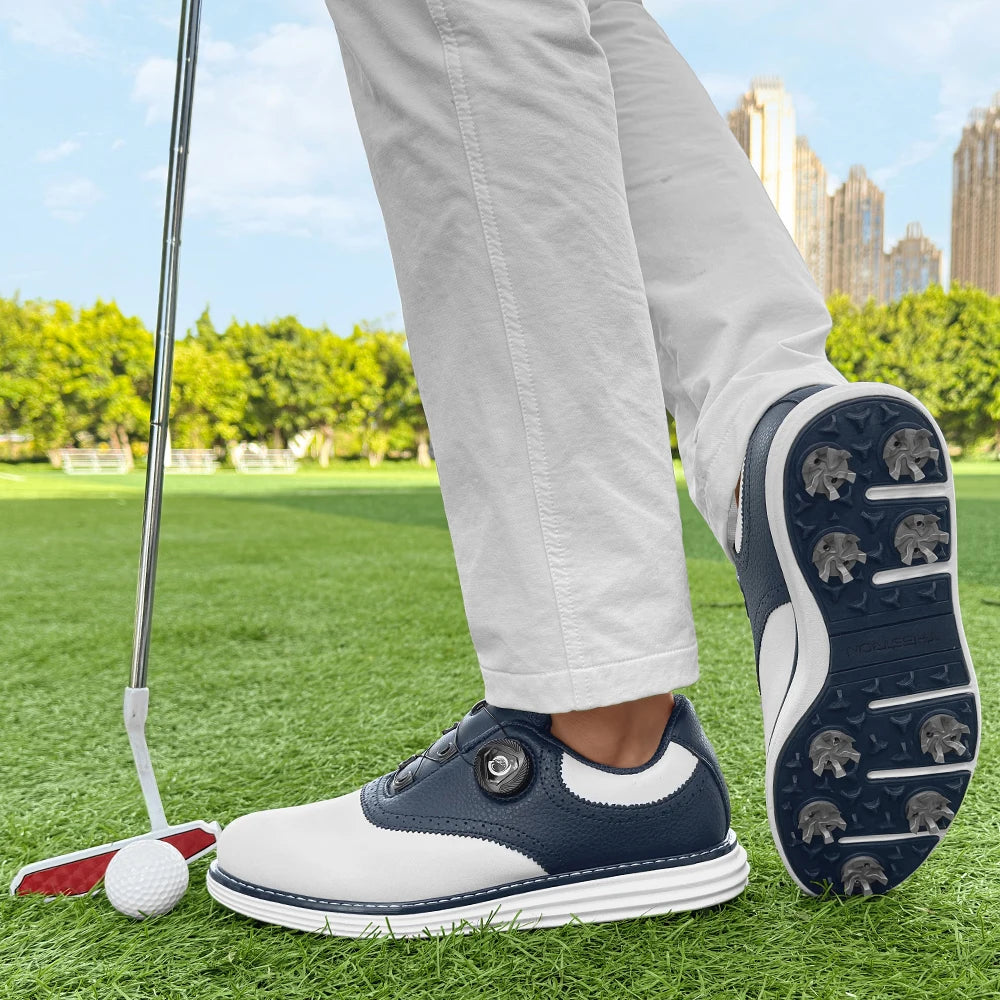 Spiked Men Golf Shoes Waterproof