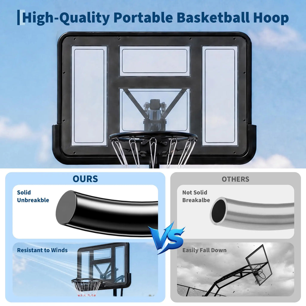 Portable Basketball Hoop Outdoor 7.5-10FT