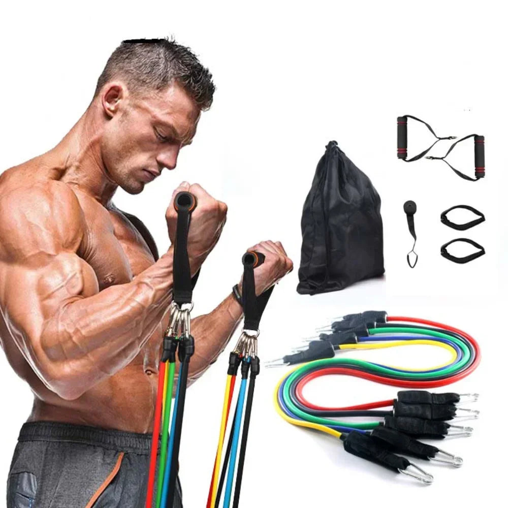 5- Tube Resistance Band Tension Rope