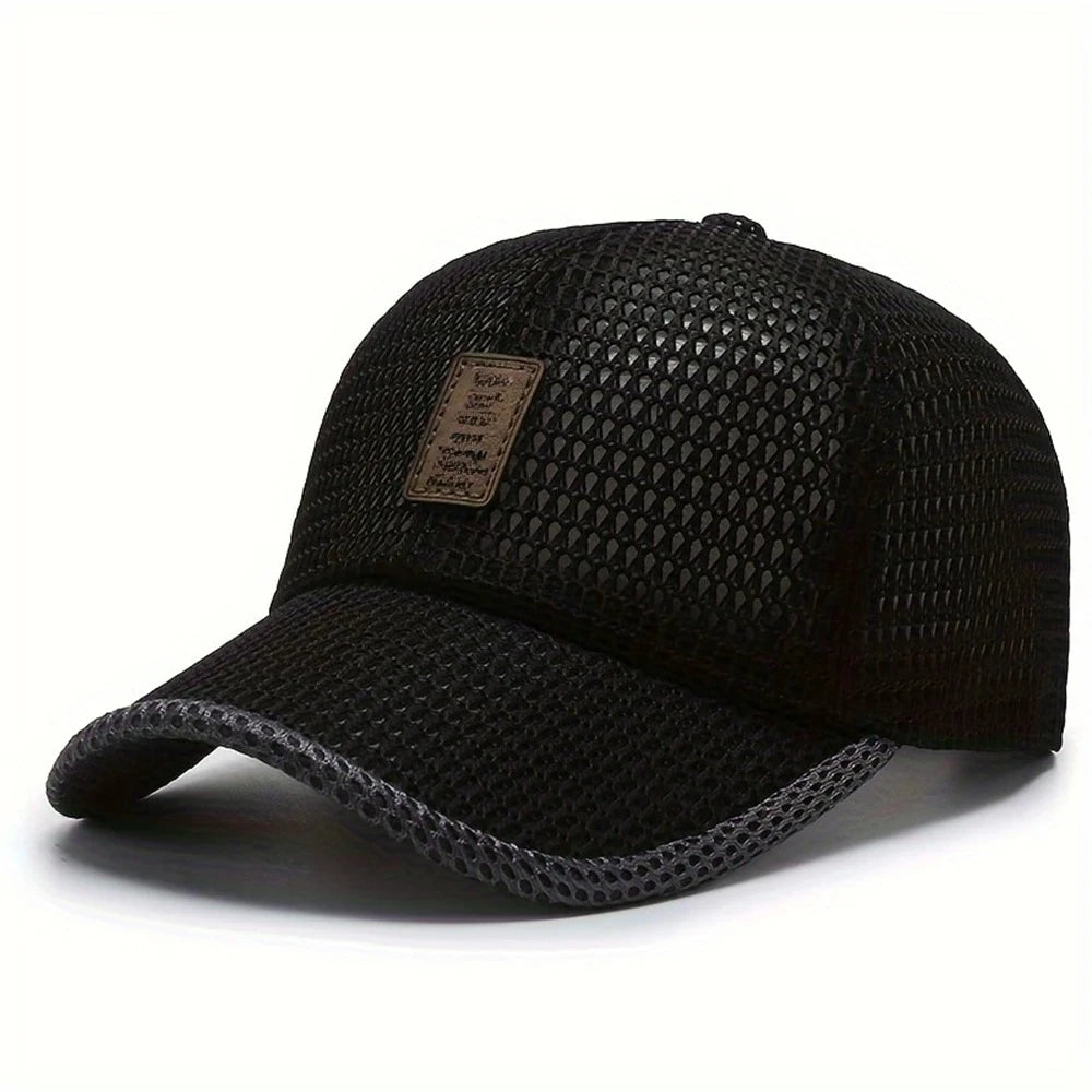 Fashionable and Breathable Baseball Cap for Couples, Quick-Drying Mesh Outdoor Sports Golf Sun Hat