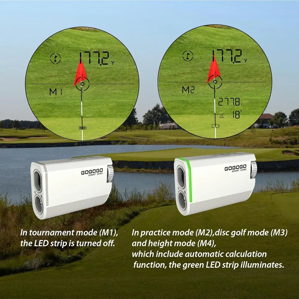 Compact Mini Rangefinder with Slope
