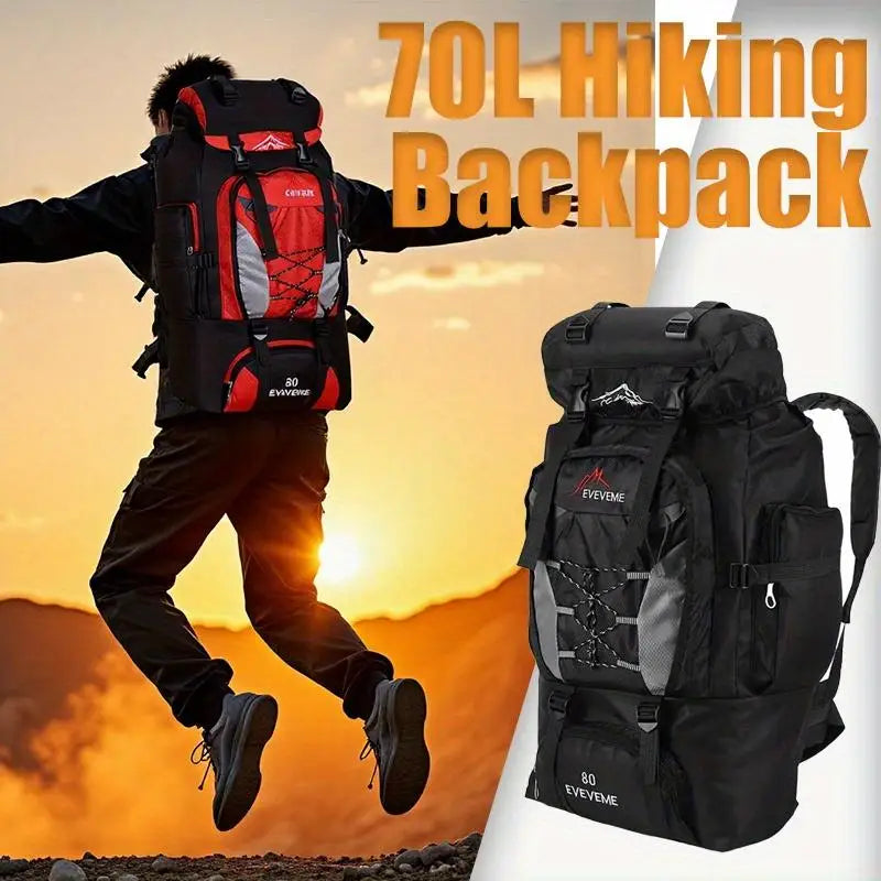 1pc 70L Outdoor Casual Sports Backpack,