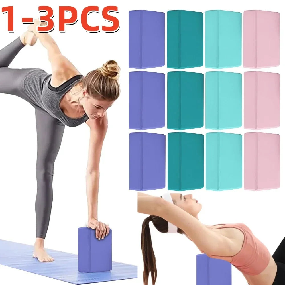 1-3pcs Yoga Building Blocks Cubes
