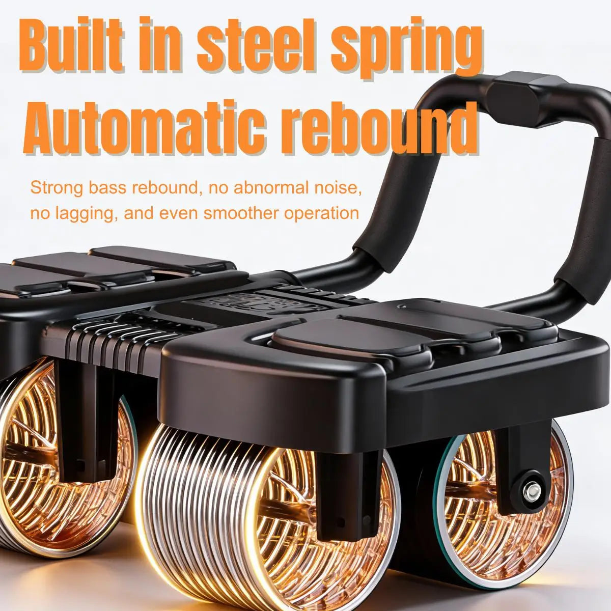 2 in 1 Ab Wheel Roller with Elbow Support