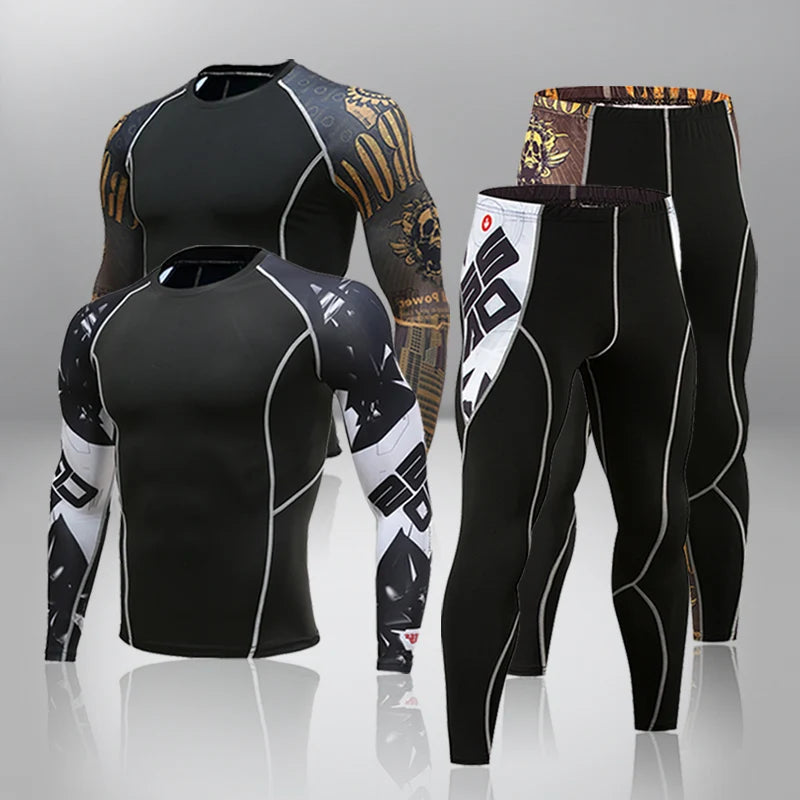 Thermo Underwear Men Clothing Long Johns Sets