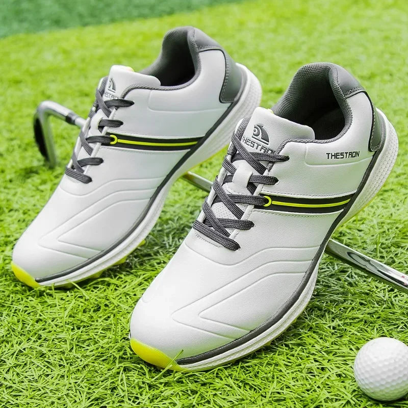 Men Waterproof Golf Sport Shoes
