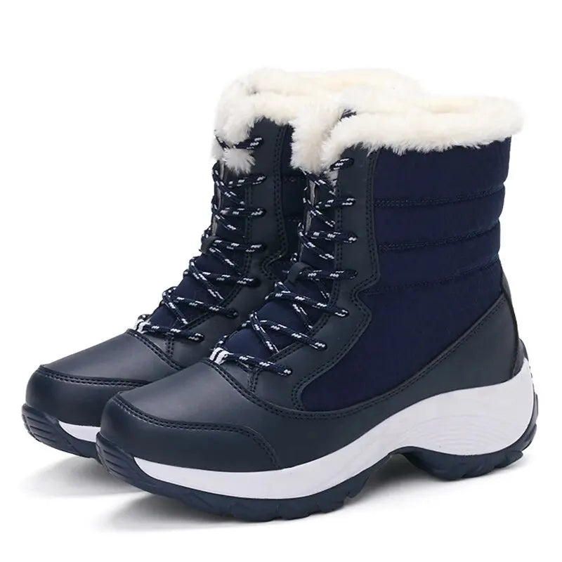 Women Boots Waterproof Heels Boots