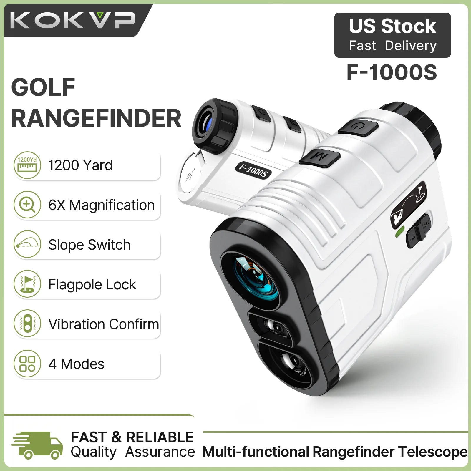 1200Yard Golf Rangefinder Rechargeable