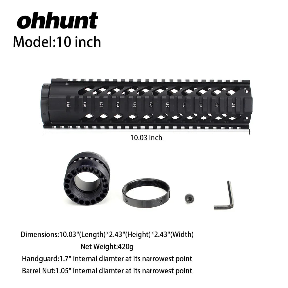 4"-15"Free Float M4 AR15 M16 Mount