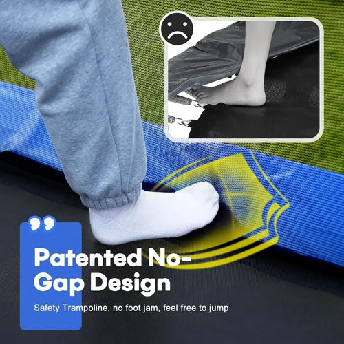 1800LBS Weight Capacity Rectangle Trampoline