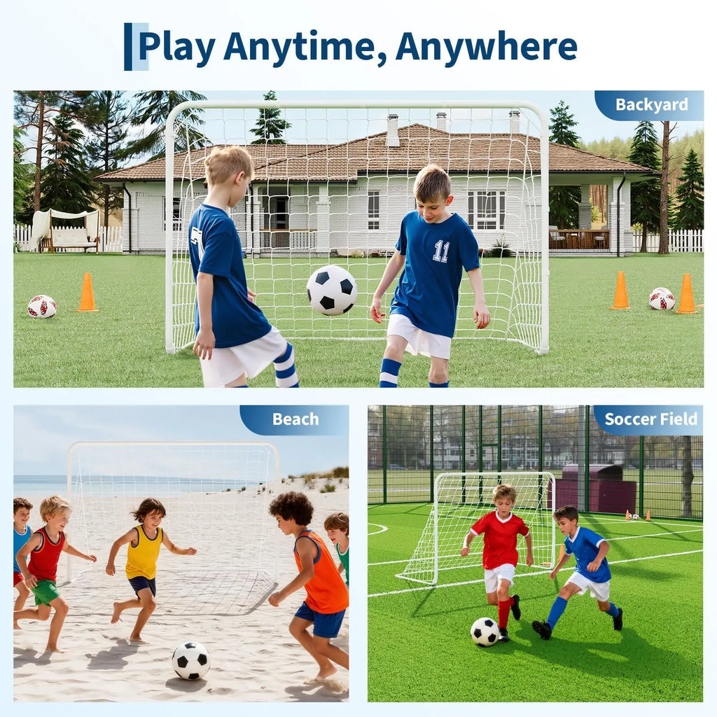 6x4ft Portable Soccer Goal