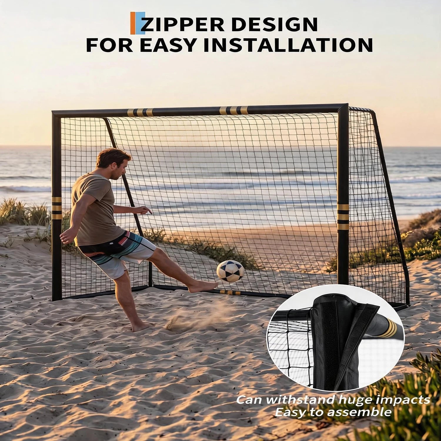 10x6.5FT Soccer Goal For Backyard