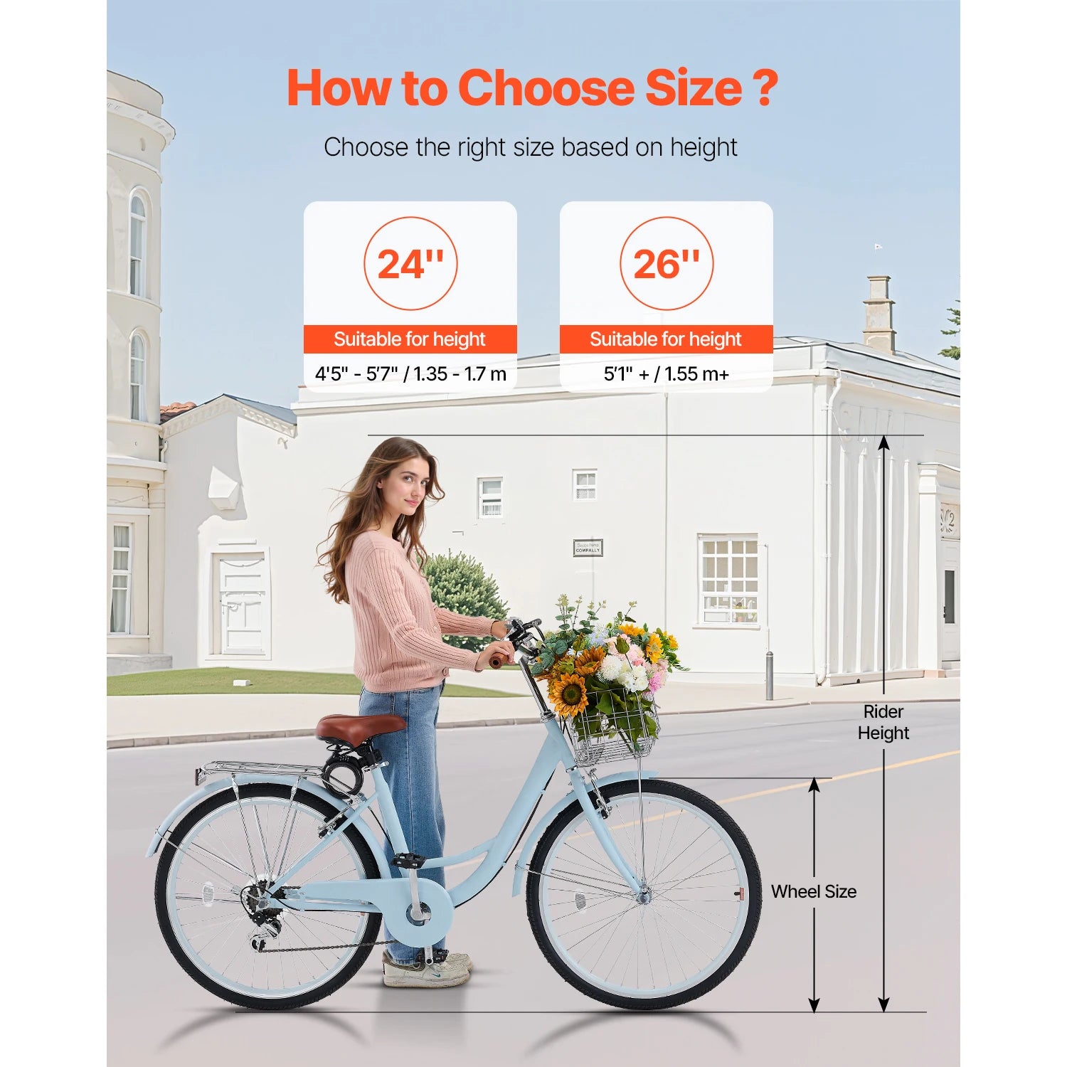 Cruiser Bike 24/26Inch