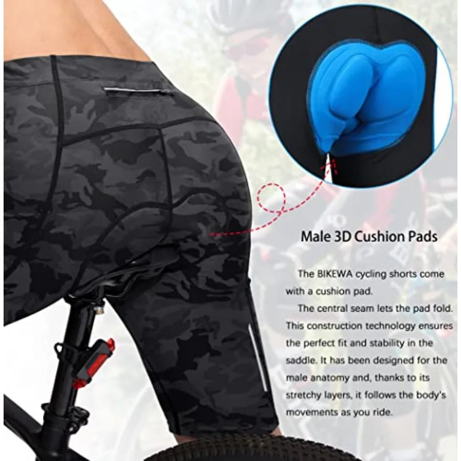 Men's Bike Shorts 3D Padded Cycling