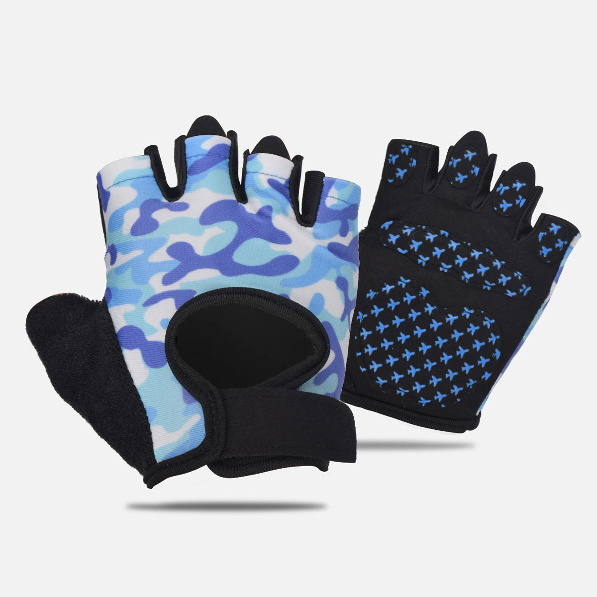 Outdoor Sports Cycling Half Finger Gloves For Boys Girls