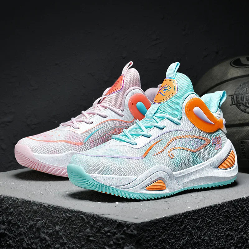 New Arrival Graffiti Basketball Shoes