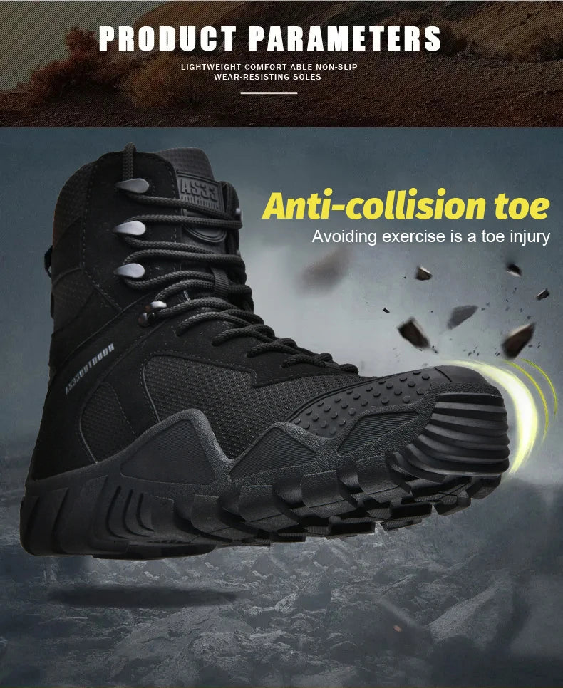 Men's waterproof lightweight hiking boots