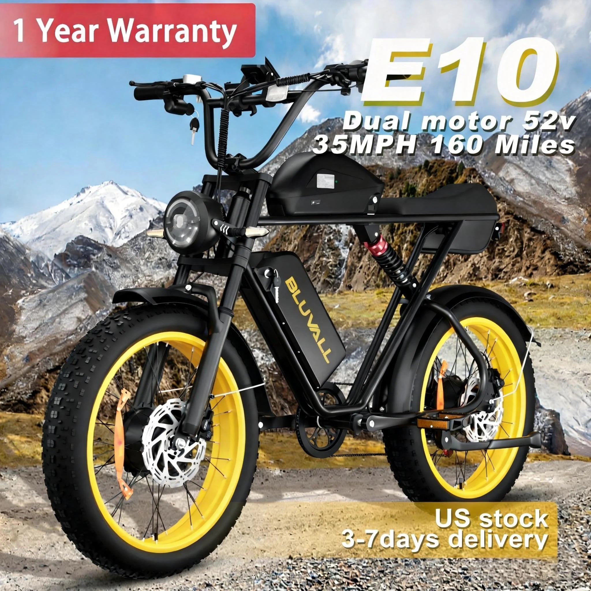 2000W Dual-Motor Electric Bike