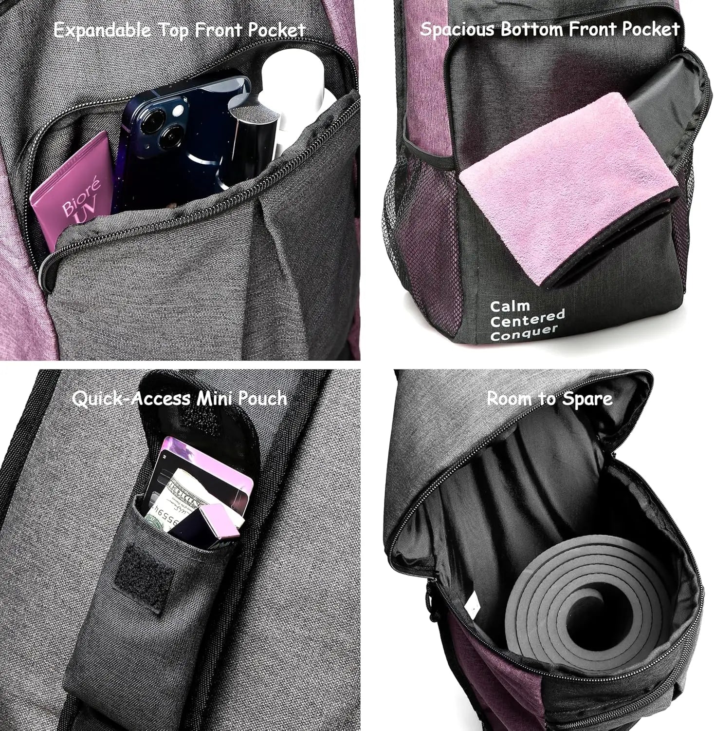 Yoga Mat Bag  Fits 26" Wide Mats