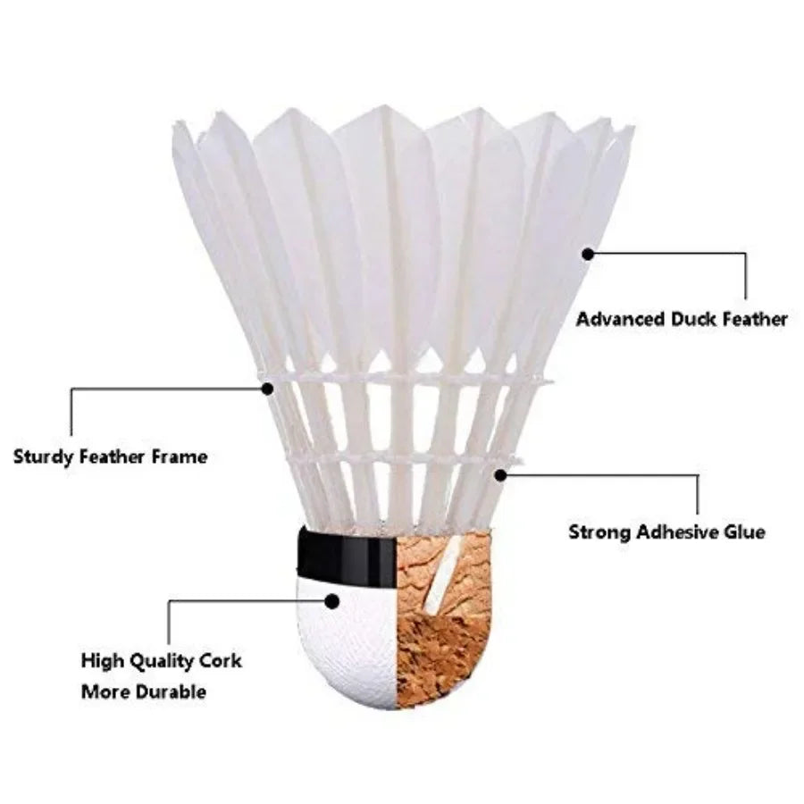 Badminton Shuttlecocks 6 Pack
