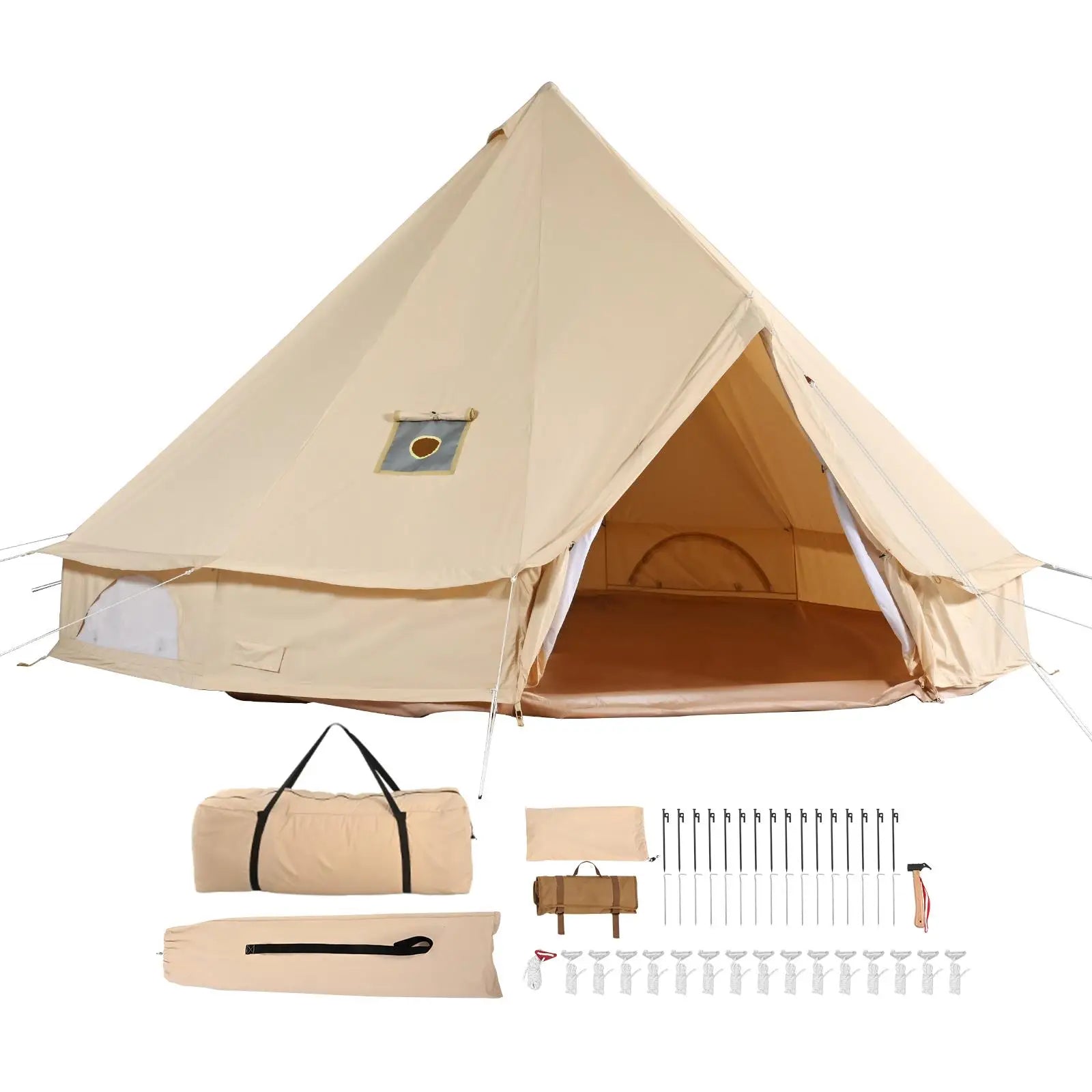 12 Person Canvas Camping Bell Tent