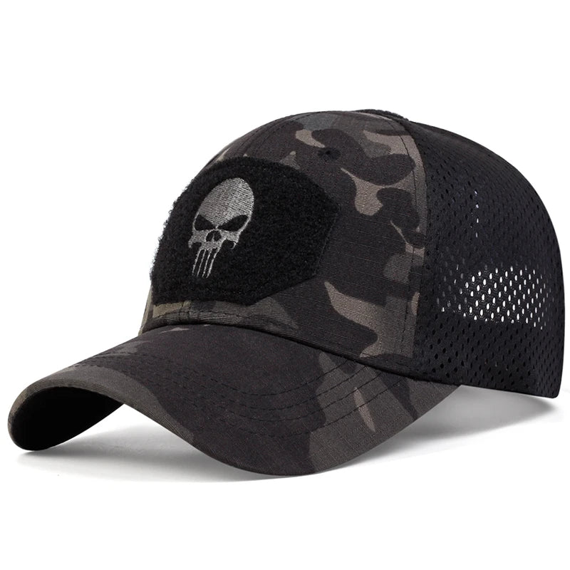 Mesh Hunting Skull Tactical Hat