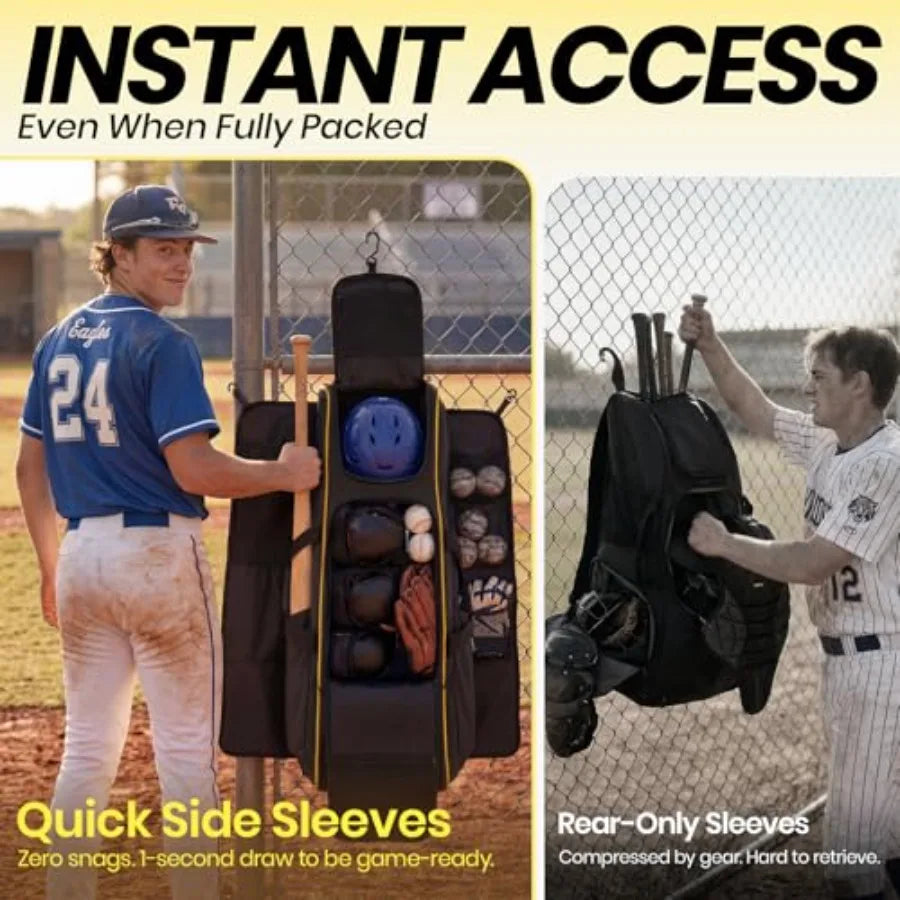 100L Rolling Baseball Catchers Gear Bag