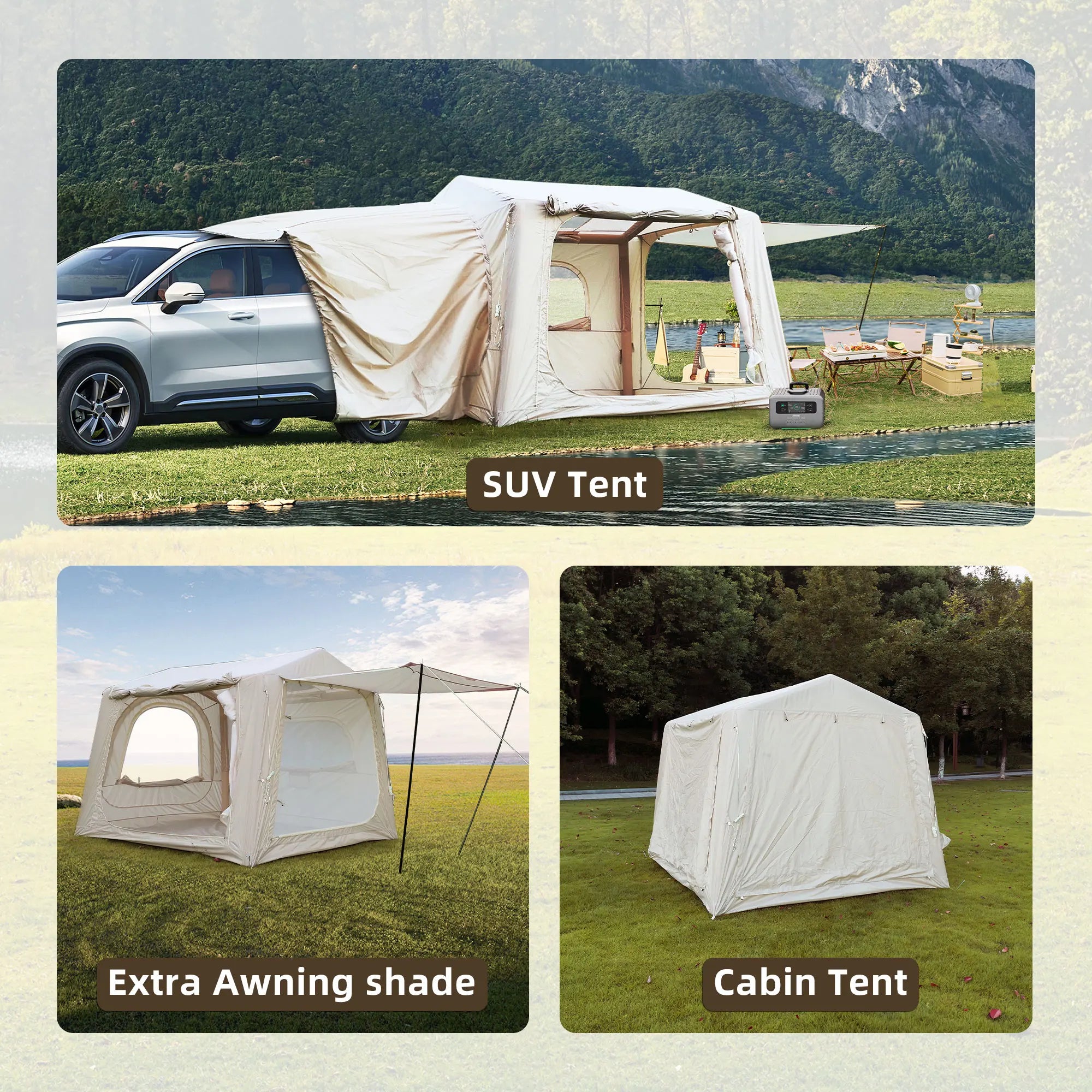 SUV Inflatable Tents for Camping