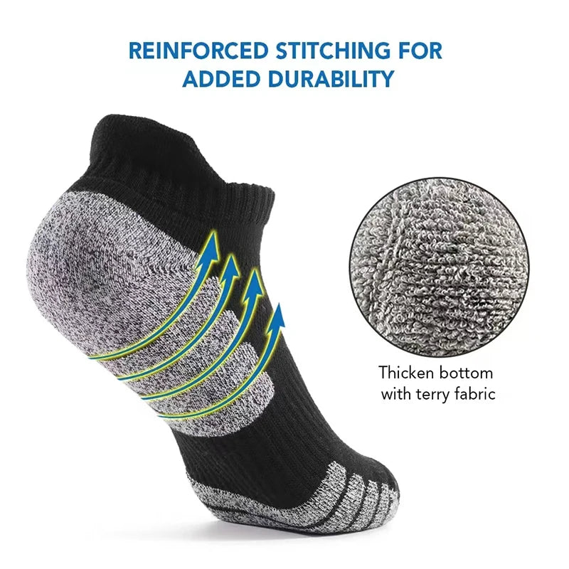 3 Pairs Professional Men's Fitness Ankle Socks