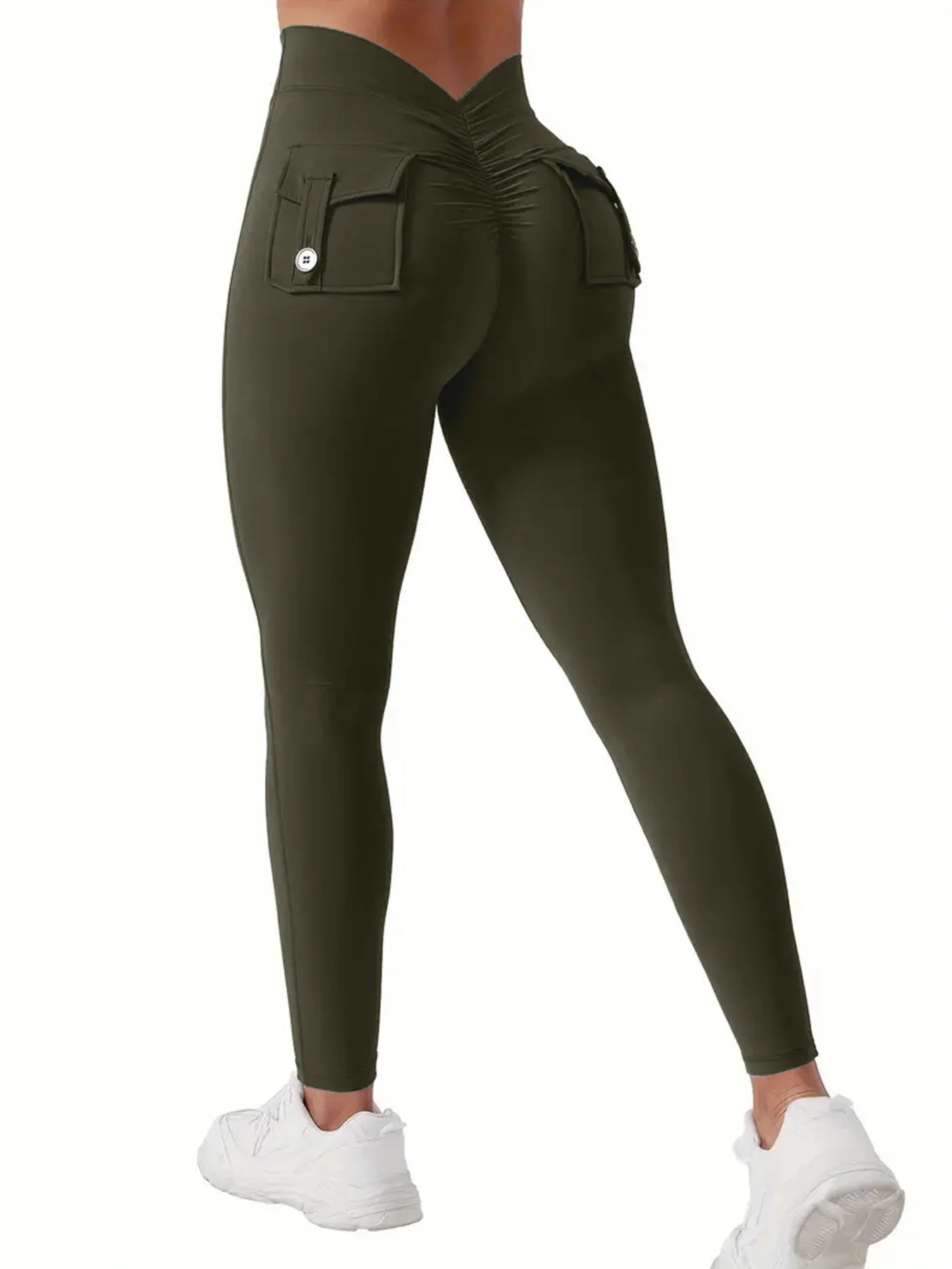 High-Waisted Butt-Lifting V-Back  Leggings