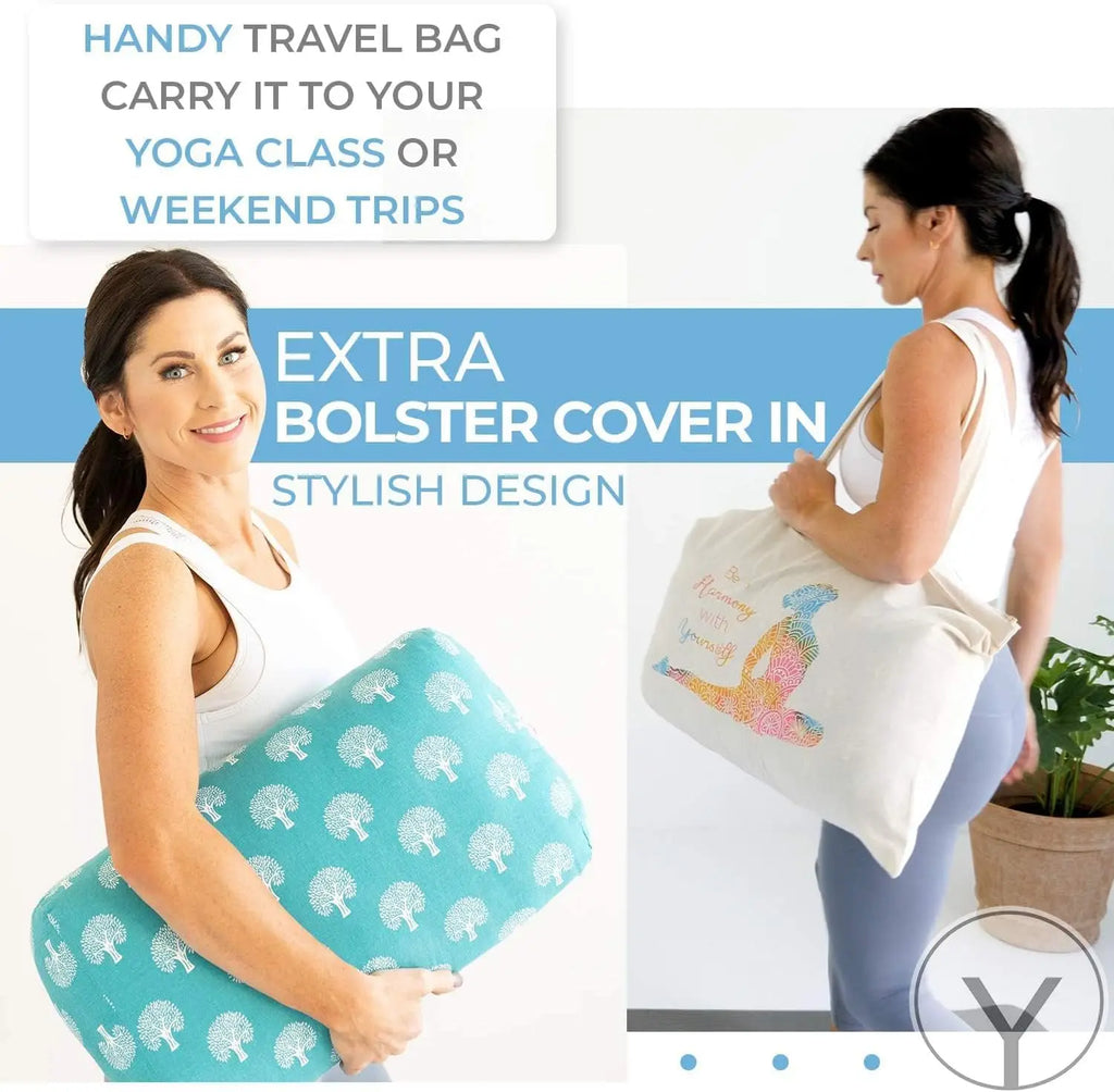 Yoga Pillow Set Extra Washable Cover