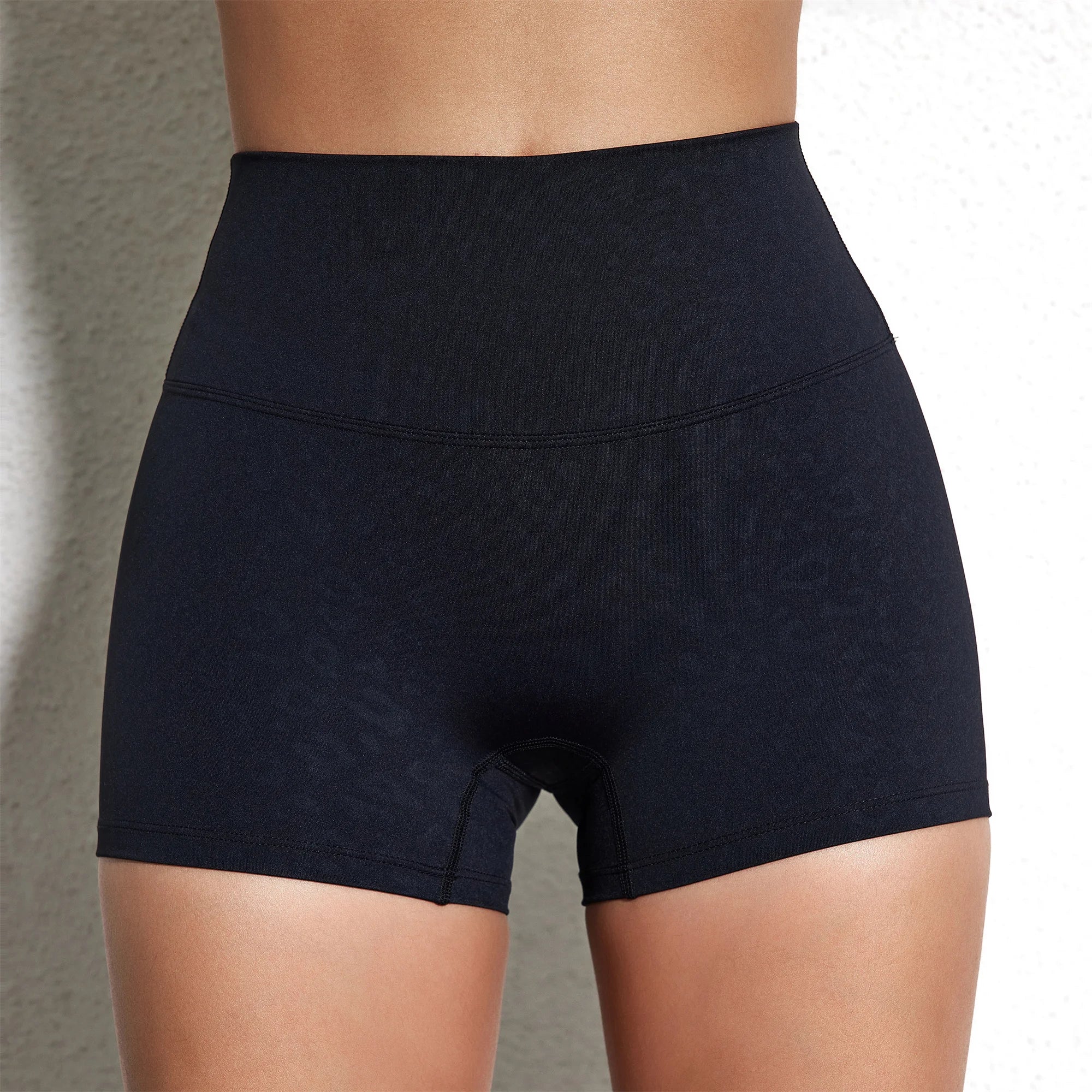 Solid Color Women Gym Sport Short
