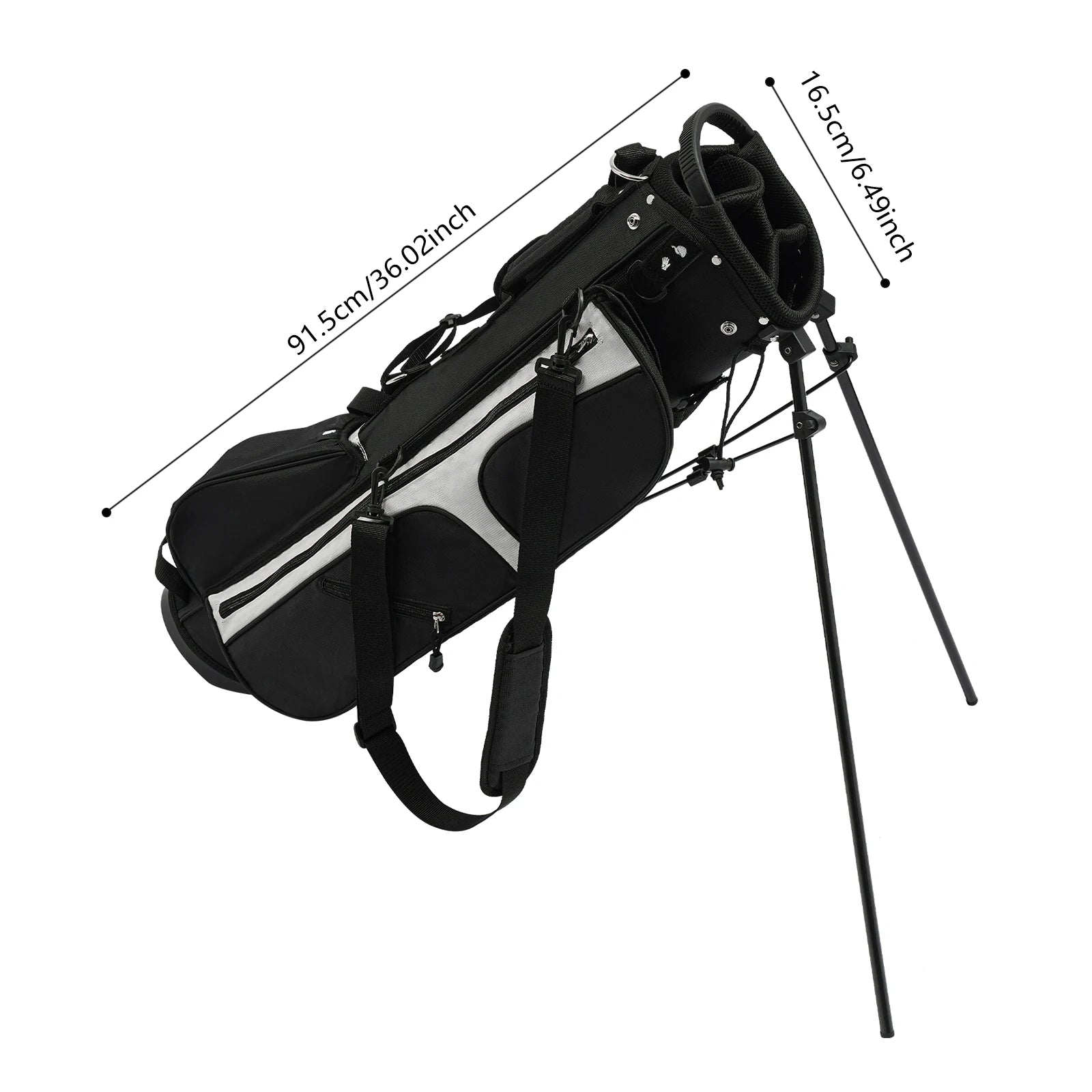 Golf Stand Bag with Shoulder Strap