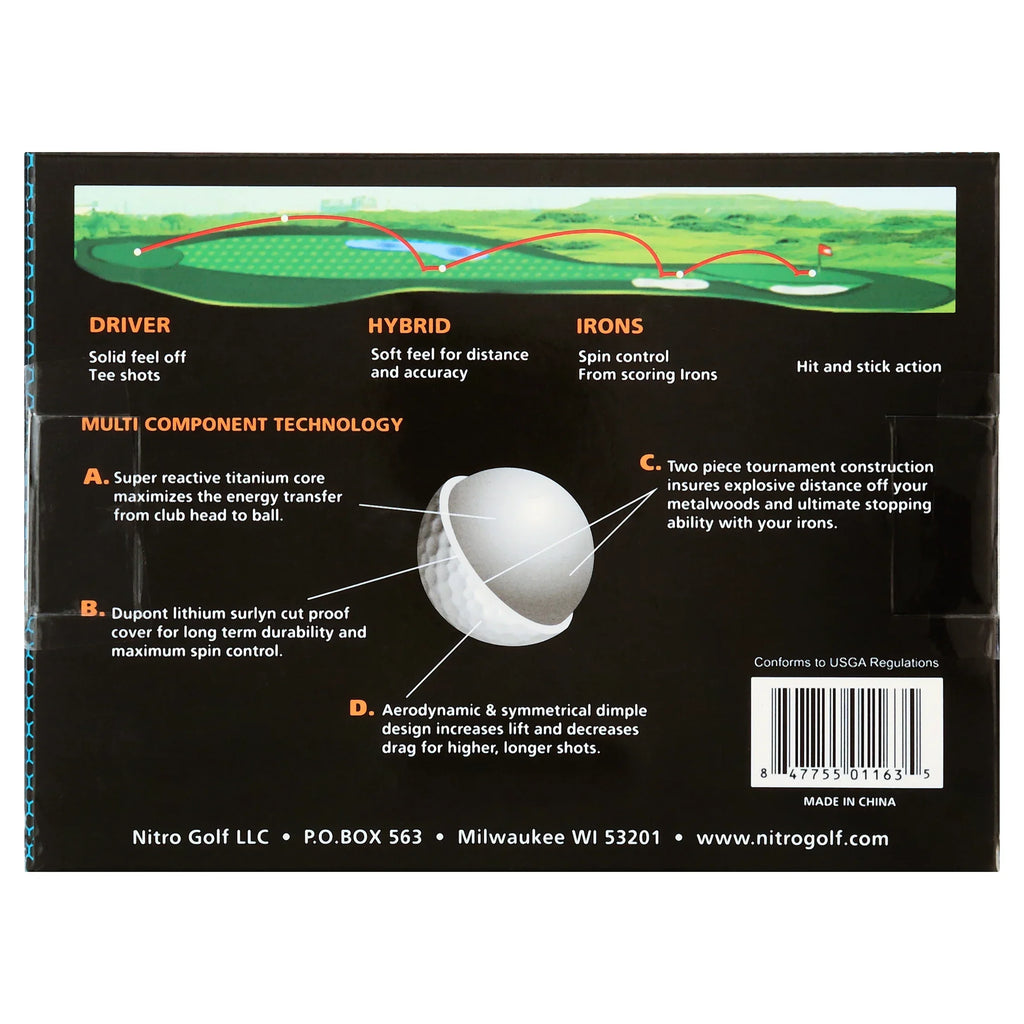2 pack DiGolf balls 24 white golf balls