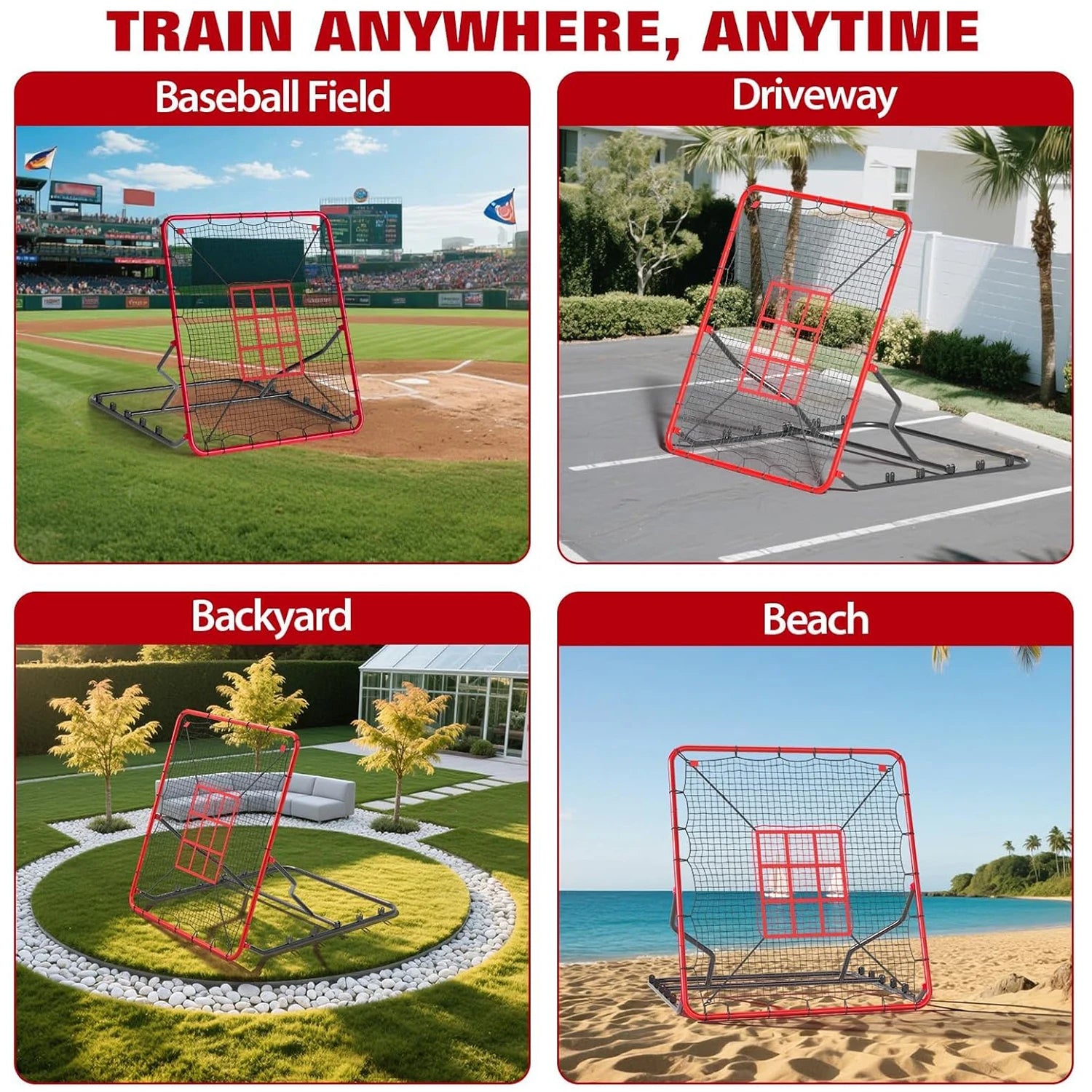 Baseball/Softball Rebounder Net